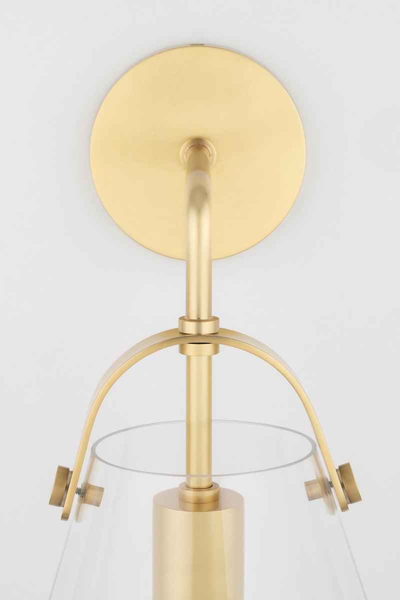 Lighting - Wall Sconce Karin 1 Light Wall Sconce // Aged Brass 