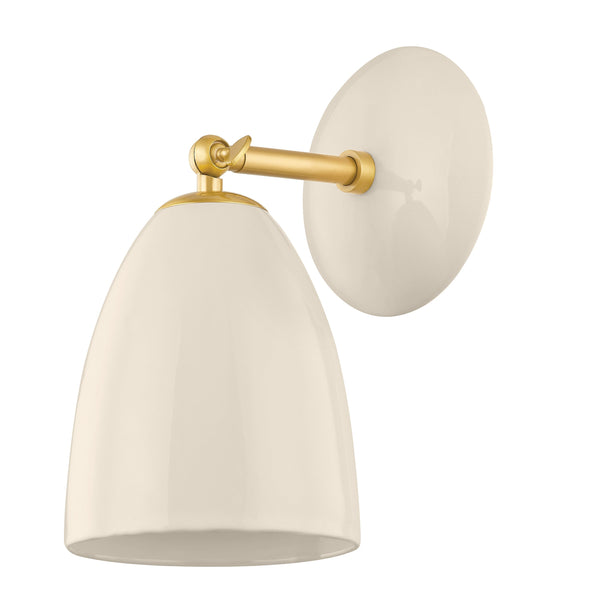 Lighting - Wall Sconce Kirsten 1 Light Wall Sconce // Aged Brass 