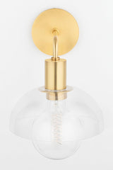 Lighting - Wall Sconce Kyla 1 Light Wall Sconce // Aged Brass 