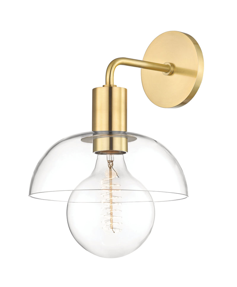 Lighting - Wall Sconce Kyla 1 Light Wall Sconce // Aged Brass 