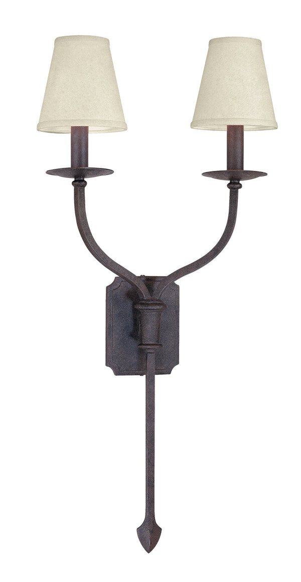 Lighting - Wall Sconce La Brea 2lt Wall Sconce // French Iron 