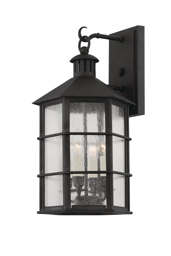 Lighting - Wall Sconce Lake County 4 Light Medium Exterior Wall Sconce // French Iron 