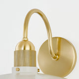 Lighting - Wall Sconce Leanna 1 Light Wall Sconce // Aged Brass // Large 