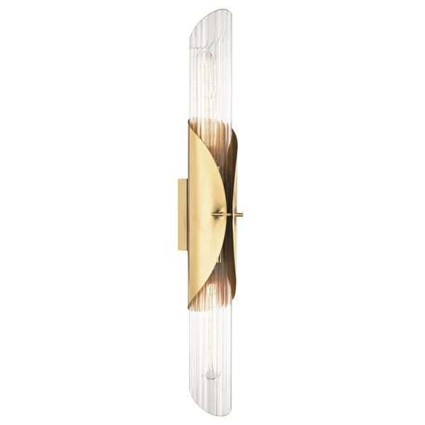 Lighting - Wall Sconce Lefferts 2 Light Wall Sconce // Aged Brass 