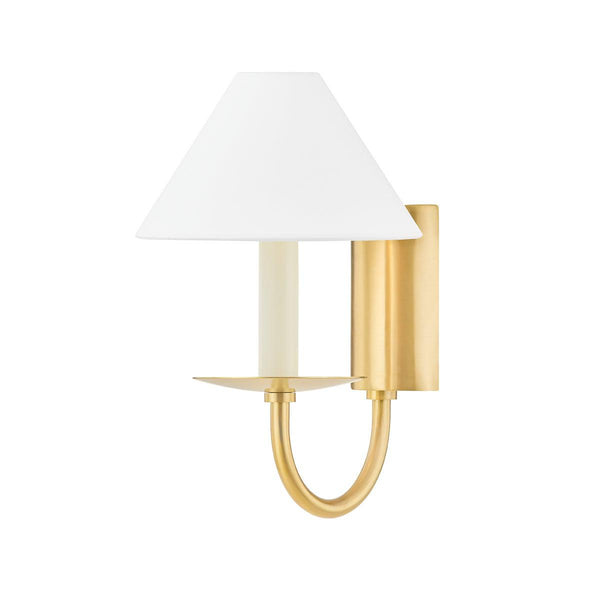 Lighting - Wall Sconce Lenore 1 Light Wall Sconce // Aged Brass 