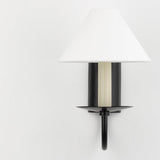 Lighting - Wall Sconce Lenore 1 Light Wall Sconce // Soft Black 