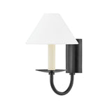 Lighting - Wall Sconce Lenore 1 Light Wall Sconce // Soft Black 