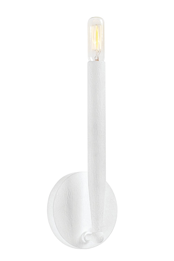 Lighting - Wall Sconce Levi 1 Light Wall Sconce // Gesso White 