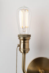 Lighting - Wall Sconce Lexi 1 Light Wall Sconce // Aged Brass 