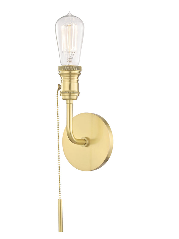 Lighting - Wall Sconce Lexi 1 Light Wall Sconce // Aged Brass 