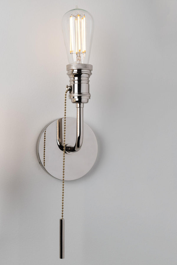 Lighting - Wall Sconce Lexi 1 Light Wall Sconce // Polished Nickel 