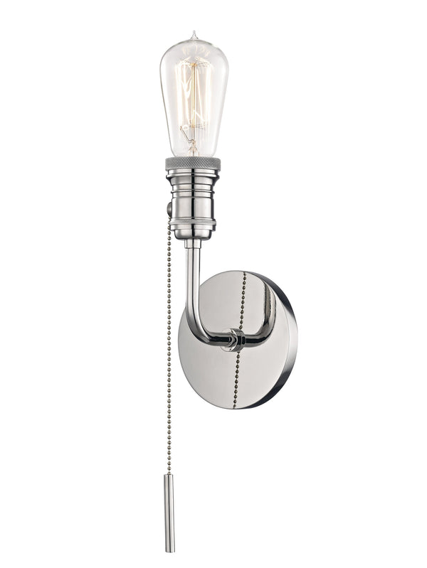 Lighting - Wall Sconce Lexi 1 Light Wall Sconce // Polished Nickel 