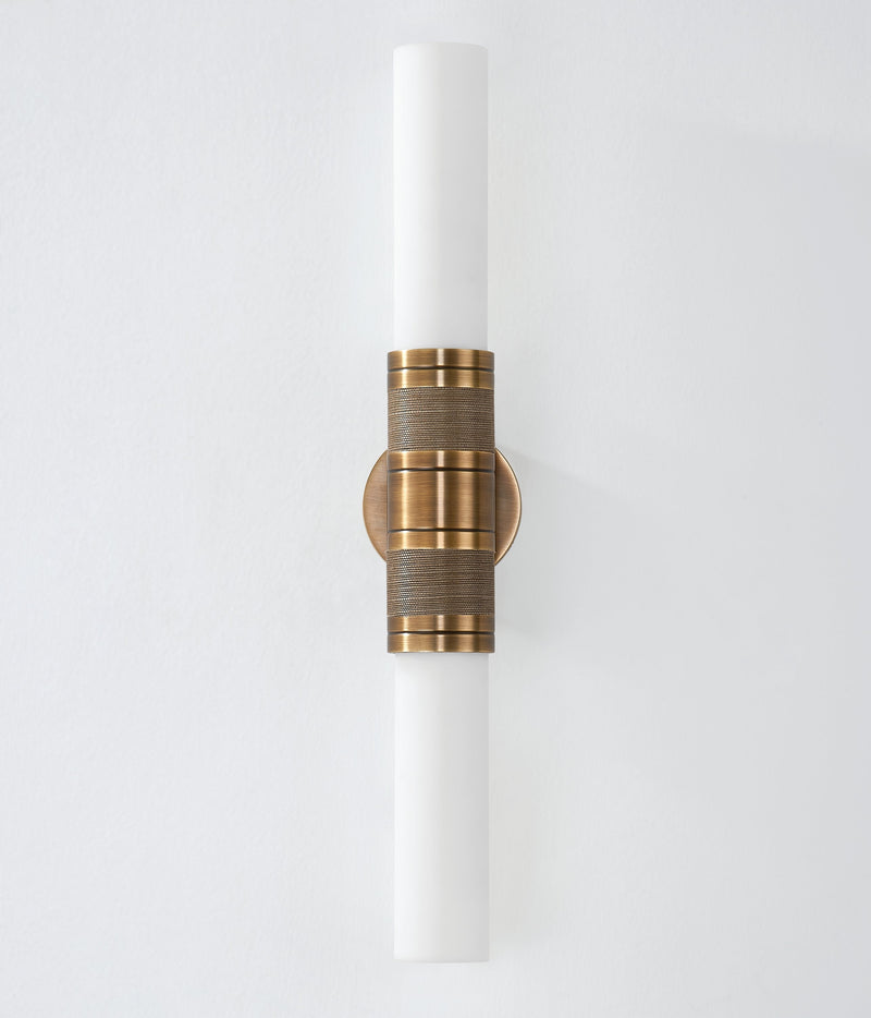 Lighting - Wall Sconce Liam 2 Light Wall Sconce // Patina Brass 