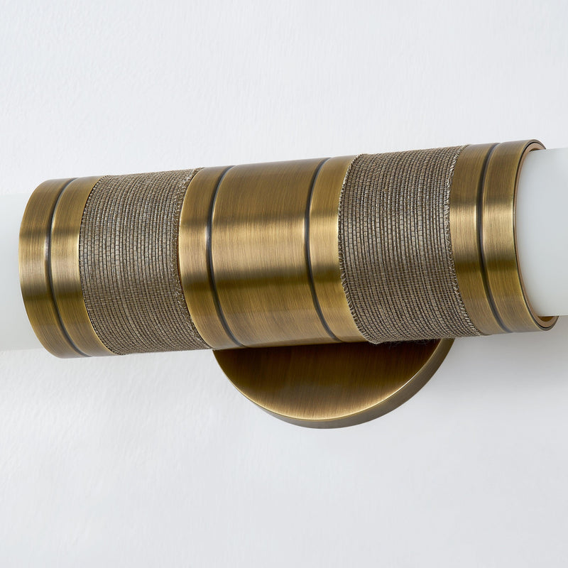 Lighting - Wall Sconce Liam 2 Light Wall Sconce // Patina Brass 