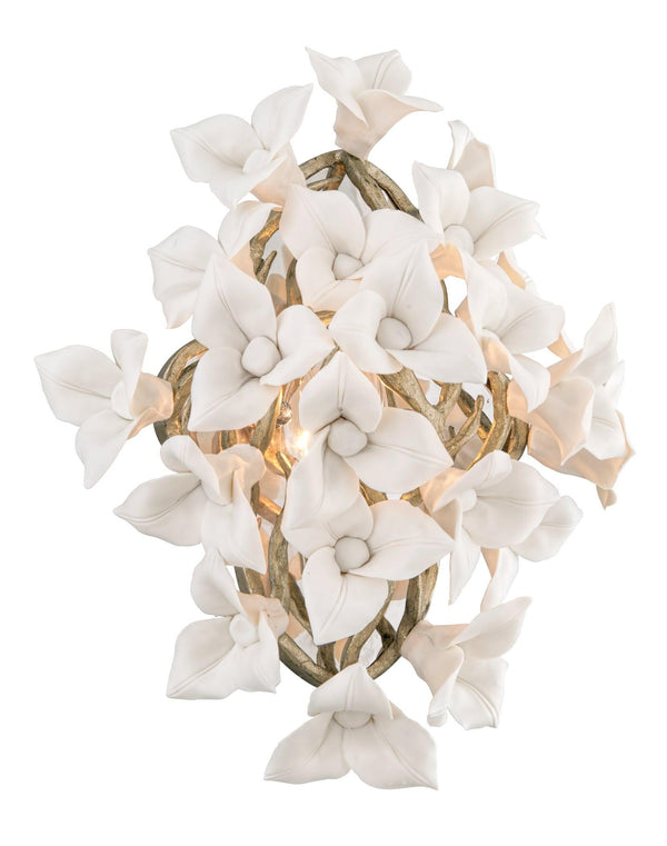 Lighting - Wall Sconce Lily 1lt Wall Sconce // Enchanted Silver Leaf 