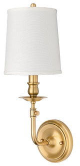 Lighting - Wall Sconce Logan 1 Light Wall Sconce // Aged Brass 