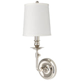 Lighting - Wall Sconce Logan 1 Light Wall Sconce // Polished Nickel 