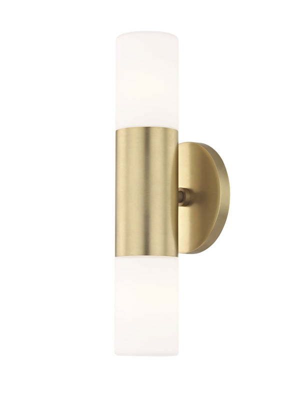 Lighting - Wall Sconce Lola 2 Light Wall Sconce // Aged Brass 