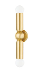 Lighting - Wall Sconce Lolly 2 Light Wall Sconce // Aged Brass 