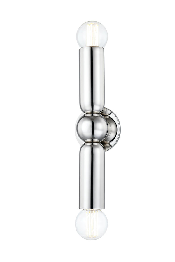 Lighting - Wall Sconce Lolly 2 Light Wall Sconce // Polished Nickel 