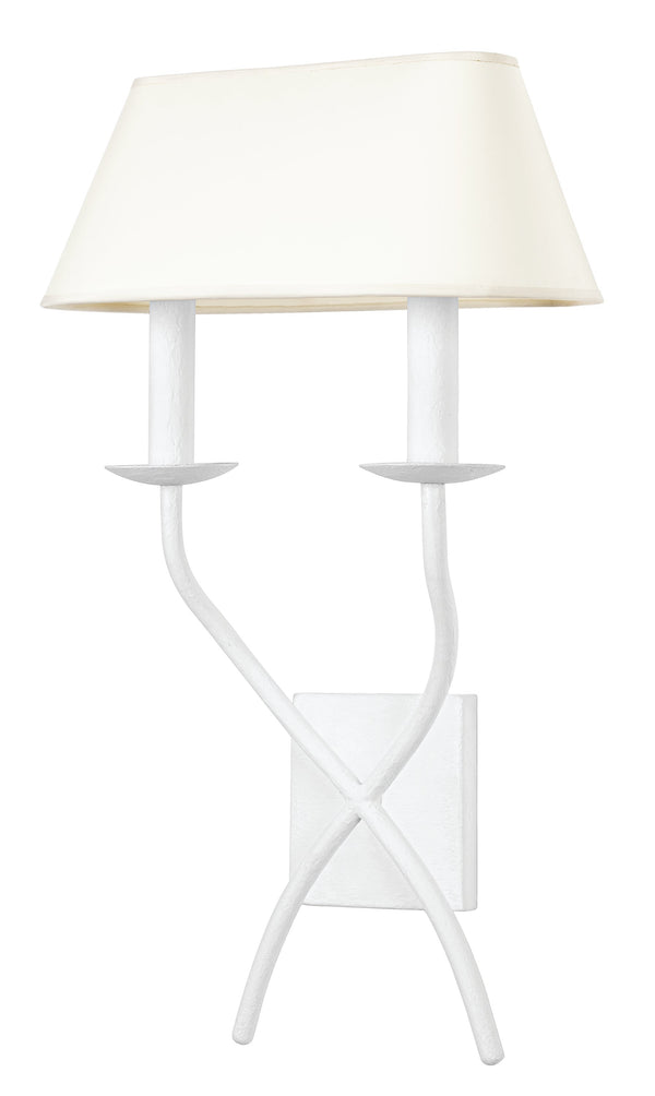 Lighting - Wall Sconce Lomita Two Light Sconce // Gesso White 