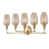 Lighting - Wall Sconce Longmont 5 Light Wall Sconce // Aged Brass 