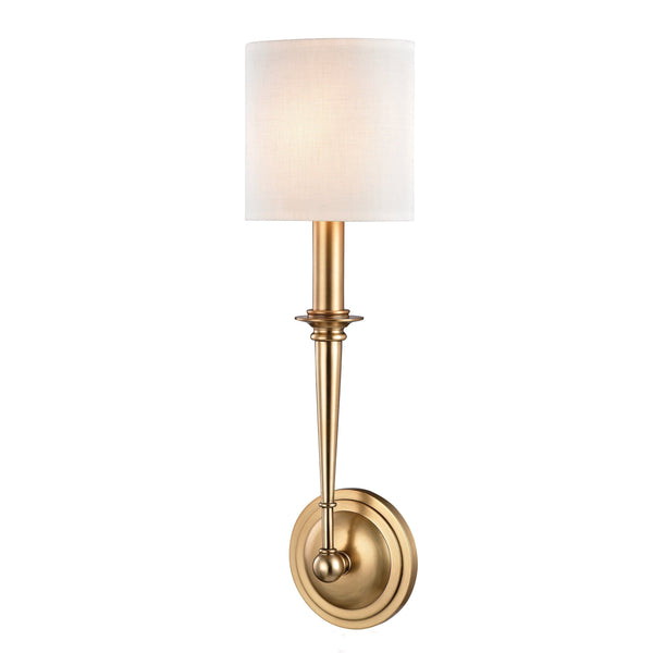 Lighting - Wall Sconce Lourdes 1 Light Wall Sconce // Aged Brass 