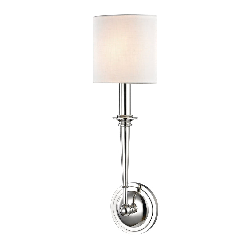 Lighting - Wall Sconce Lourdes 1 Light Wall Sconce // Polished Nickel 