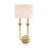 Lighting - Wall Sconce Lourdes 2 Light Wall Sconce // Aged Brass 