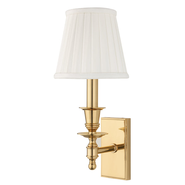 Lighting - Wall Sconce Ludlow 1 Light Wall Sconce // Polished Brass 