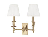 Lighting - Wall Sconce Ludlow 2 Light Wall Sconce // Aged Brass 