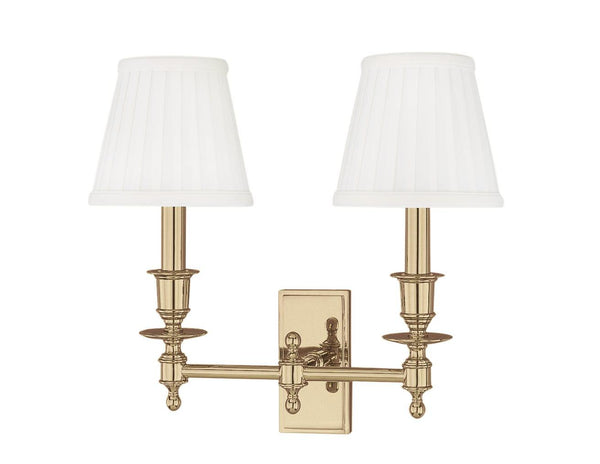 Lighting - Wall Sconce Ludlow 2 Light Wall Sconce // Aged Brass 