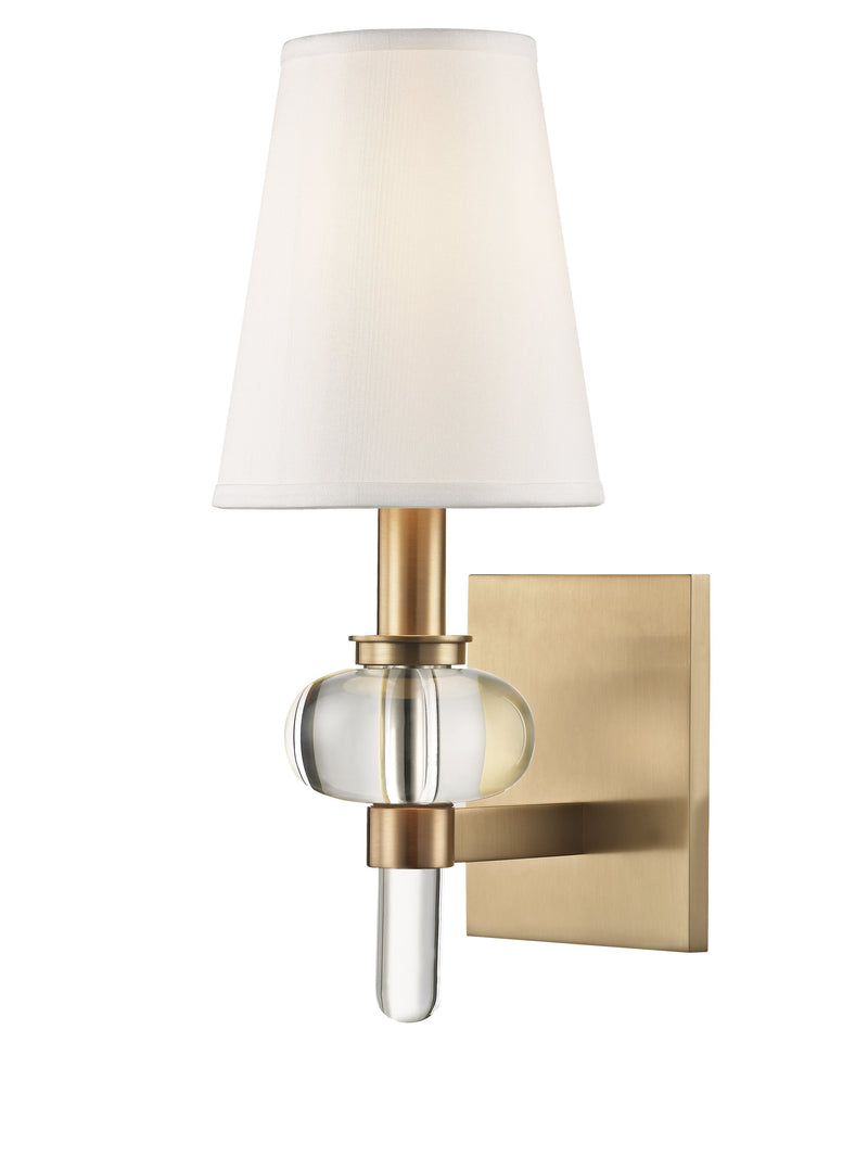 Lighting - Wall Sconce Luna 1 Light Wall Sconce // Aged Brass 