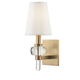 Lighting - Wall Sconce Luna 1 Light Wall Sconce // Aged Brass 