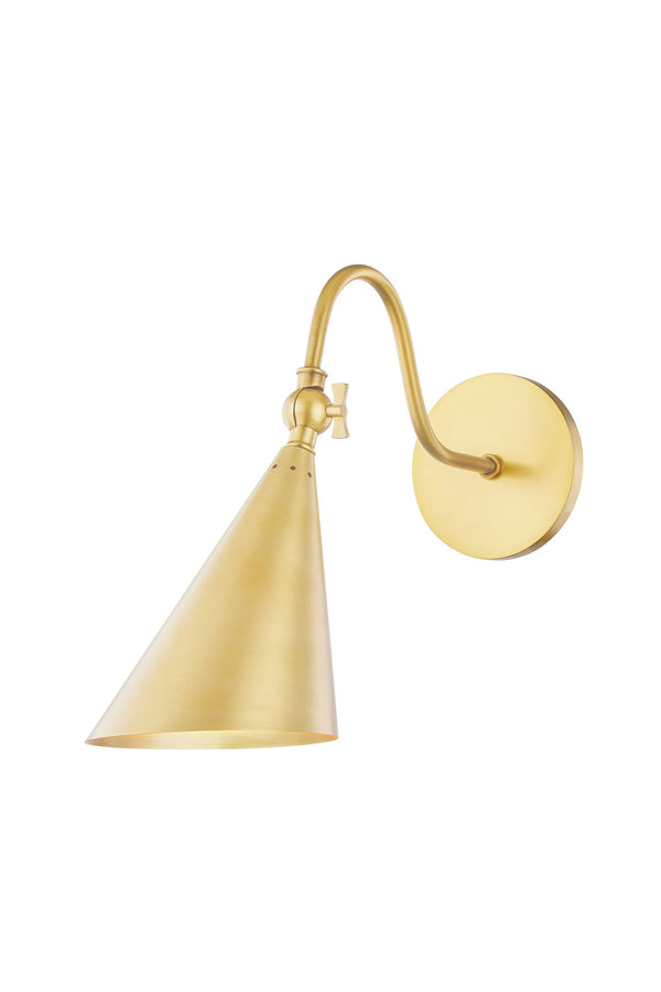 Lighting - Wall Sconce Lupe 1 Light Wall Sconce // Aged Brass 