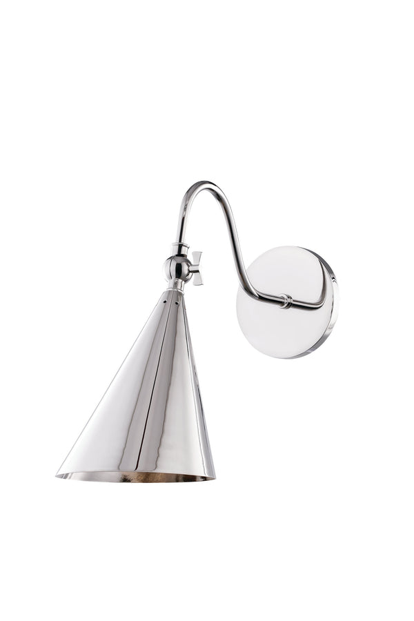 Lighting - Wall Sconce Lupe 1 Light Wall Sconce // Polished Nickel 