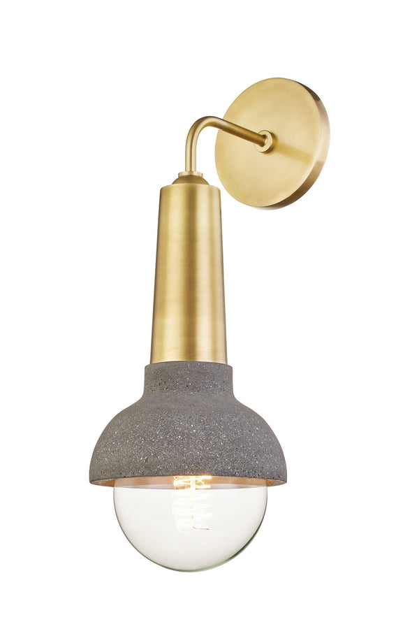Lighting - Wall Sconce Macy 1 Light Wall Sconce // Aged Brass 