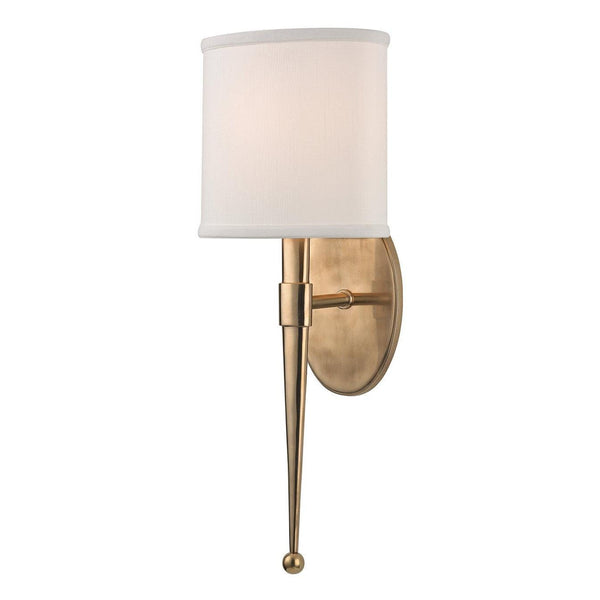 Lighting - Wall Sconce Madison 1 Light Wall Sconce // Aged Brass 