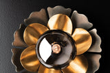 Lighting - Wall Sconce Magic Garden 1 Light Wall Sconce // Black Graphite Bronze Leaf // Small 