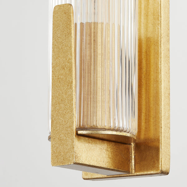 Lighting - Wall Sconce Malakai 1 Light Wall Sconce // Vintage Gold Leaf 