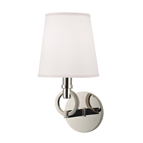 Lighting - Wall Sconce Malibu 1 Light Wall Sconce // Polished Nickel 