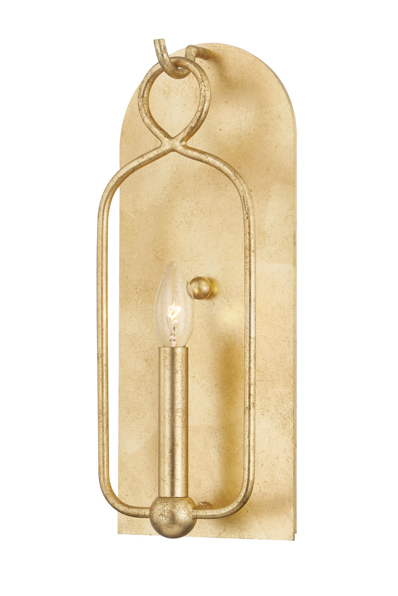 Lighting - Wall Sconce Mallory 1 Light Wall Sconce // Gold Leaf 