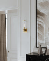 Lighting - Wall Sconce Malone 1 Light Wall Sconce // Aged Brass 