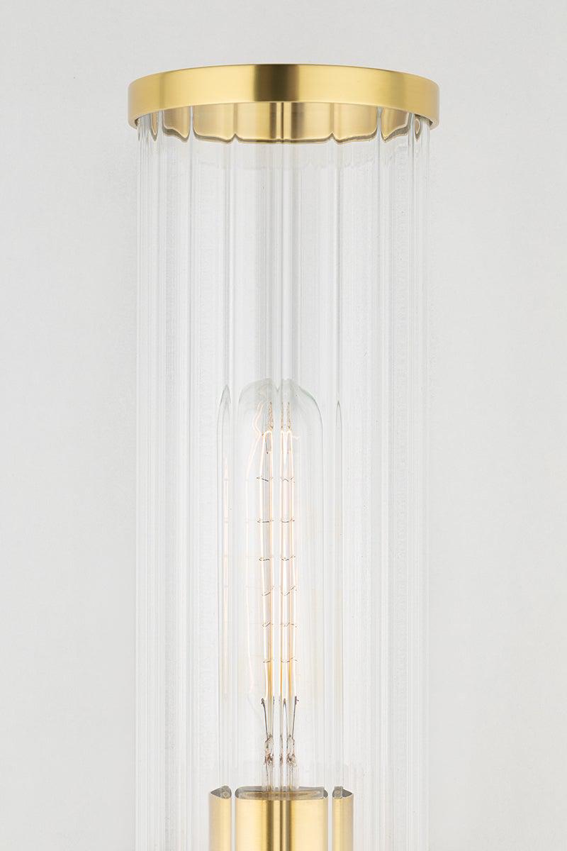 Lighting - Wall Sconce Malone 2 Light Wall Sconce // Aged Brass 