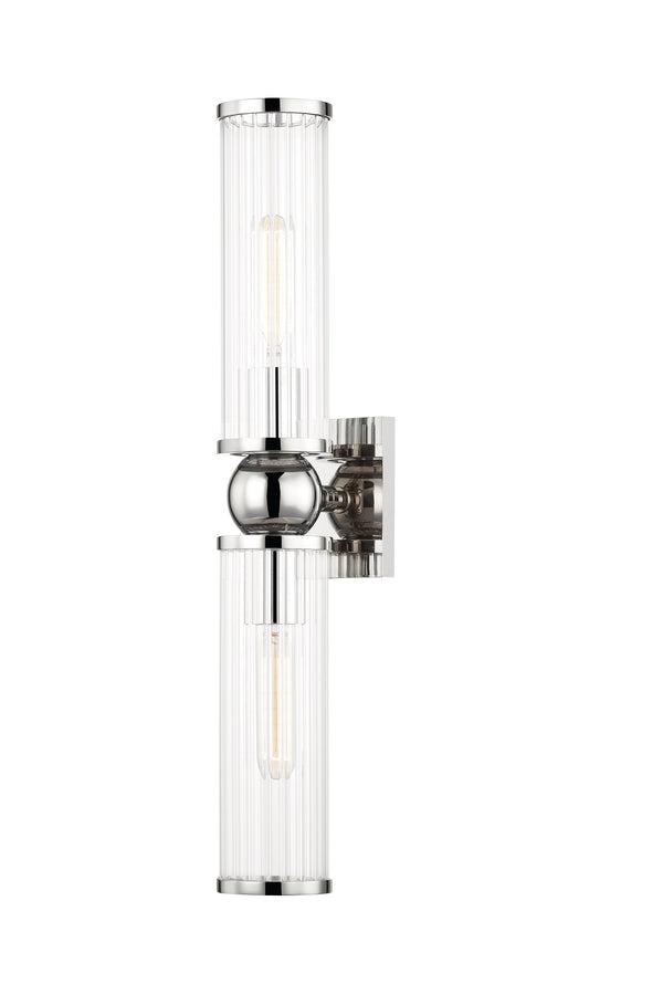 Lighting - Wall Sconce Malone 2 Light Wall Sconce // Polished Nickel 