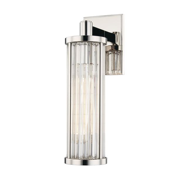 Lighting - Wall Sconce Marley 1 Light Wall Sconce // Polished Nickel 