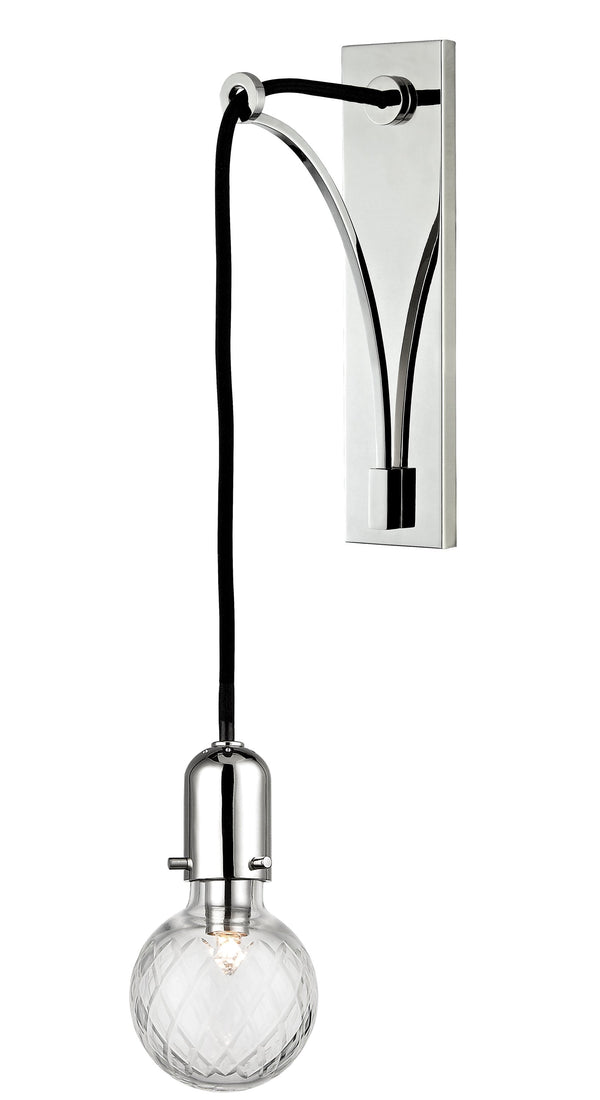 Lighting - Wall Sconce Marlow 1 Light Wall Sconce // Polished Nickel 