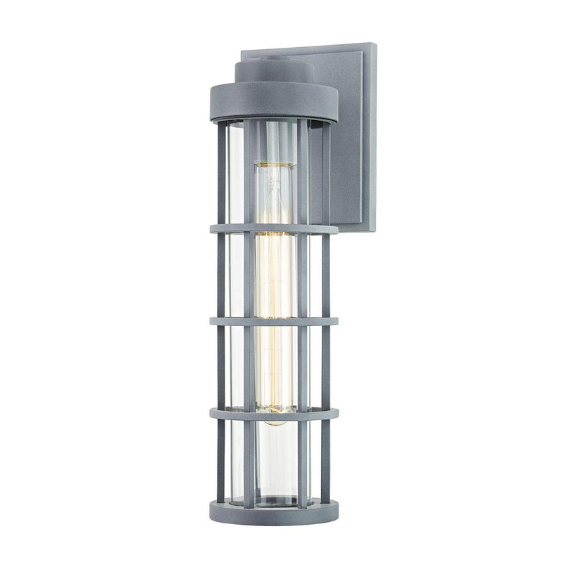 Lighting - Wall Sconce Mesa 1 Light Large Exterior Wall Sconce // Weathered Zinc 