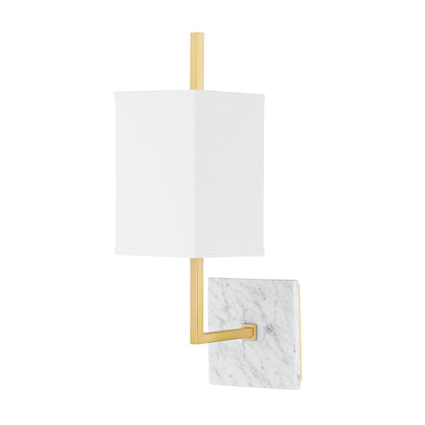 Lighting - Wall Sconce Mikaela 1 Light Wall Sconce // Aged Brass 