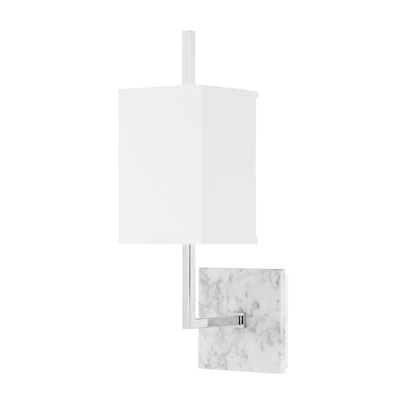 Lighting - Wall Sconce Mikaela 1 Light Wall Sconce // Polished Nickel 